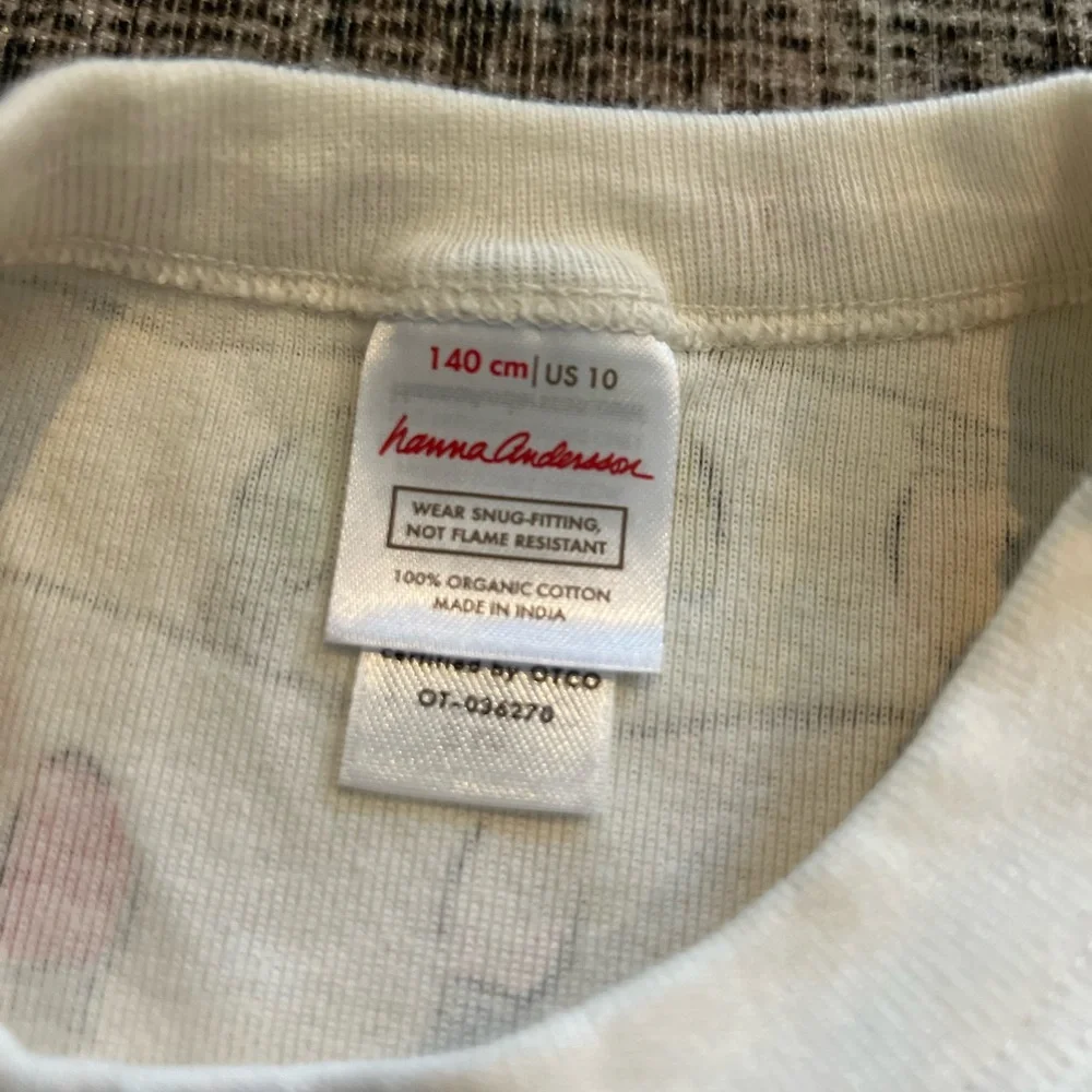 Hanna Andersson Long John Pajama Set Bright Bulbs 10